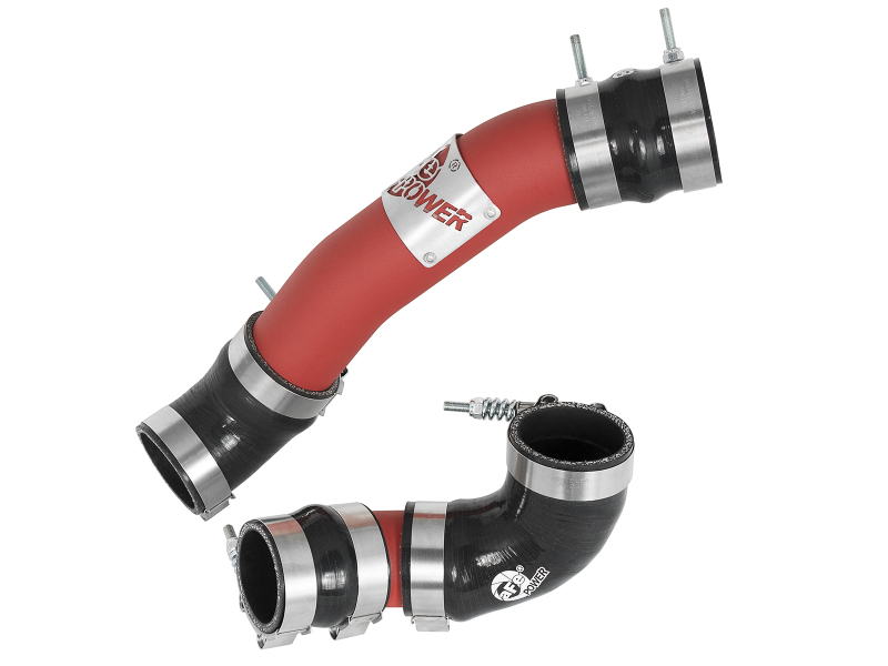 aFe Bladerunner Intercooler Tube Hot/Cold - Red 2017 Honda Civic Type R L4-2.0L (t) thumbnail 9