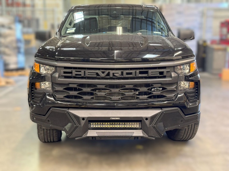 Go Rhino 22-26 GM Silverado/Sierra 1500 Element Front Bumper w/ Power Bar - Tex. Blk
