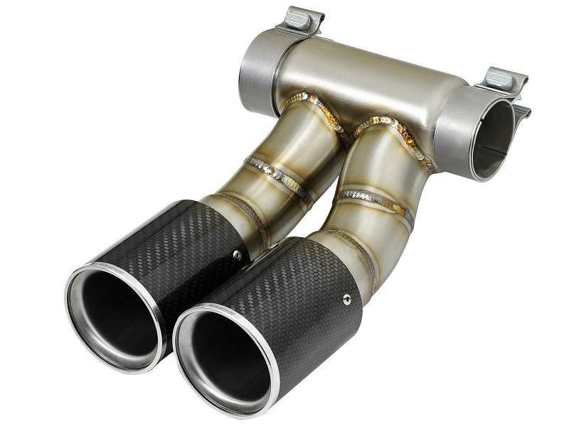 aFe Power 13-14 Porsche Cayman S / Boxster S Carbon Fiber Exhaust Tip Upgrade thumbnail 9