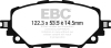 EBC Ultimax2 Brake Pad Sets