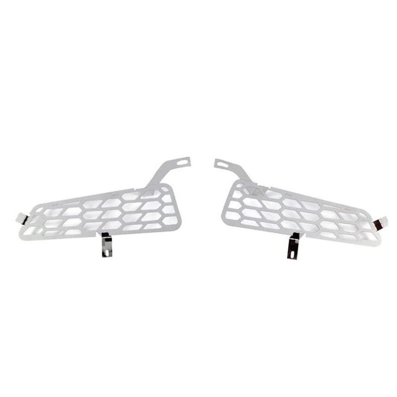 Putco 18-20 Ford F-150 Raptor - Hex Shield - Polished SS Bumper Grille Inserts thumbnail 6