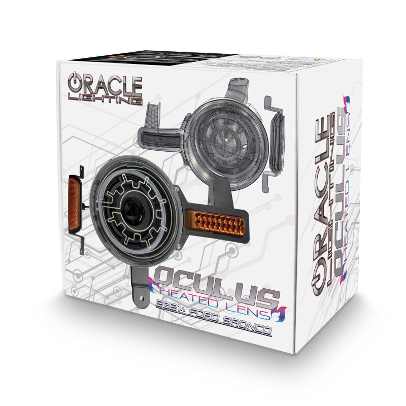 Oracle 2021+ Ford Bronco Oculus Bi-LED Projector Headlights w/ Heated Lenses thumbnail 6
