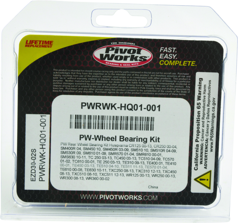 PIV Wheel Bearing Kit