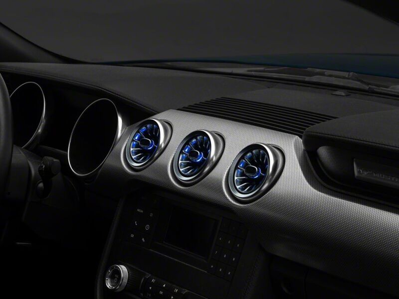 Raxiom 15-23 Ford Mustang Axial Series LED Color Changing Air Vent Outlets thumbnail 4