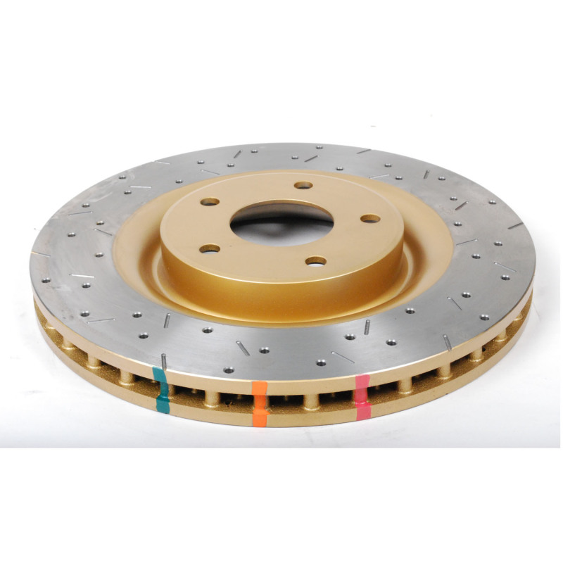 DBA HD Series 4000XS Brake Rotors DBA42990XS Disc Rotor, Cross-Drilled, Slotted, 4000 XS Series, Uni-Directional, Chevrolet, Corvette, Front, Each thumbnail 9