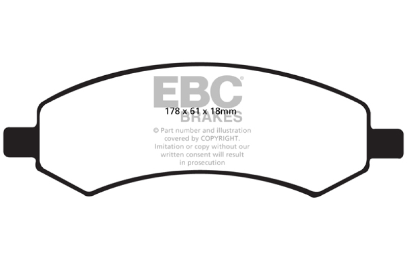 EBC S15 Brake Pad and Rotor Kit (1x ebcED91738, 1x ebcUSR7105) thumbnail 8