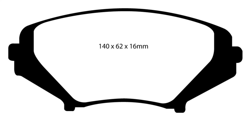 EBC S12 Brake Pad and Rotor Kit (1x ebcRK7171, 1x ebcDP31665C) thumbnail 6