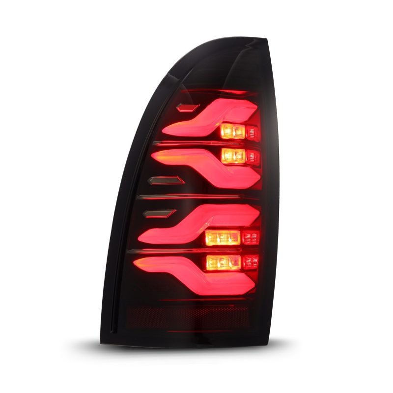 AlphaRex 05-15 Toyota Tacoma LUXX LED Taillights Blk/Red w/Activ Light/Seq Signal thumbnail 6