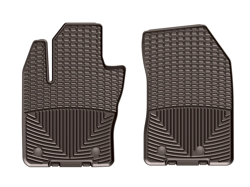 WT Rubber Mats - Front - Cocoa