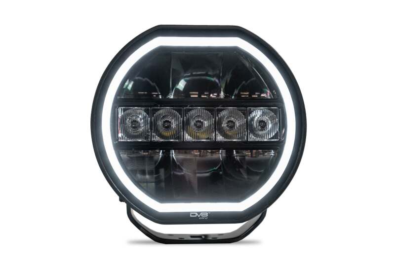 DV8 Offroad 7in Halo Elite Round Light w/ Accent Halo - White/Amber thumbnail 8