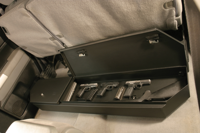 Tuffy 07-21 Toyota Tundra Double Cab Underseat Lockbox W/ Combo Lock thumbnail 7