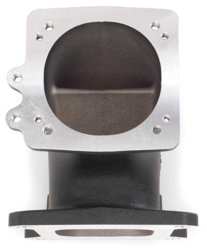 Edelbrock High Flow Intake Elbow 95mm Throttle Body to Square-Bore Flange Black Finish thumbnail 8