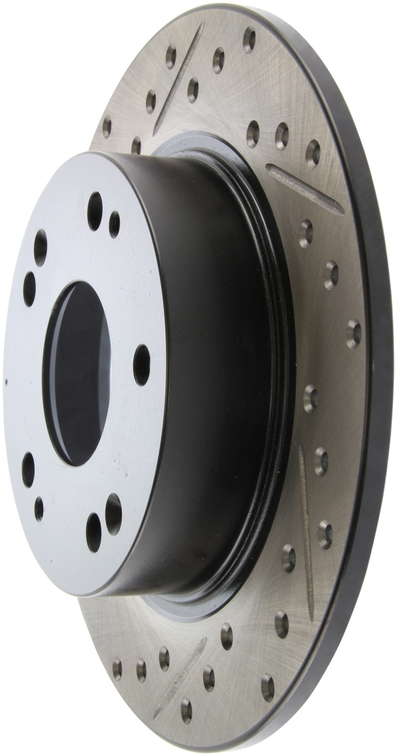 StopTech 04-08 Acura TSX / 03-07 Honda Accord SportStop Slotted & Drilled Right Rear Rotor thumbnail 6