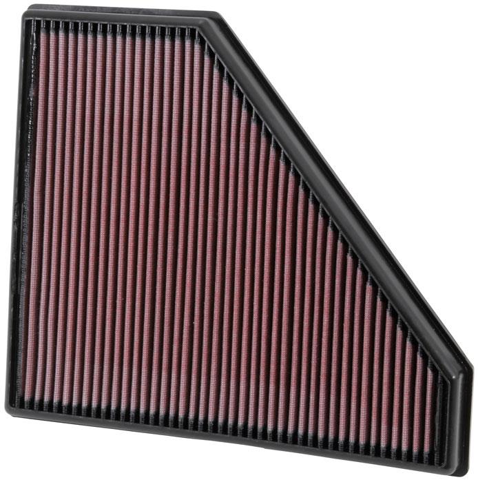 K&N Replacement Panel Air Filter 12.313in OS L x 10.313in OS W x 1.188in H for 13-14 Cadillac ATS thumbnail 3