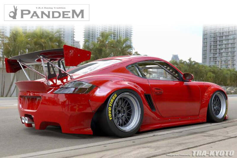 GReddy 05-08 Porsche Cayman (987.1) Rocket Bunny Full Wide-Body Aero Kit w/o Wing thumbnail 4