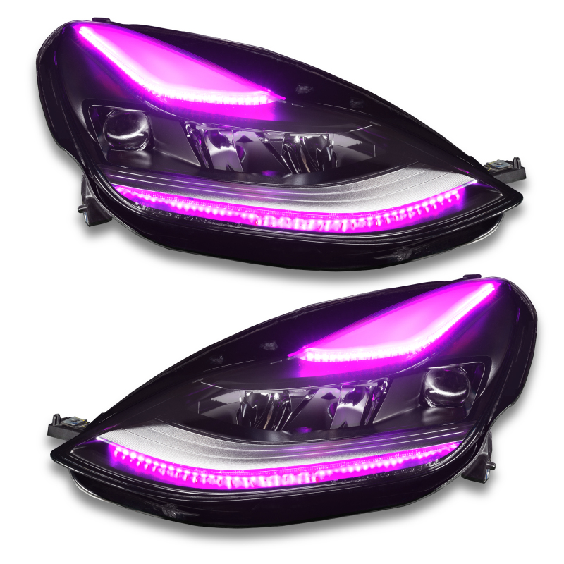 Oracle 2021+ Tesla Model 3 Dynamic ColorSHIFT Headlight DRL Upgrade Kit thumbnail 5