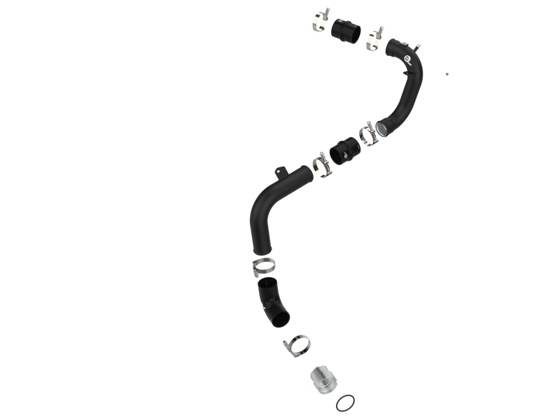 BladeRunner 2-3/4 IN Aluminum Cold Charge Pipe Black