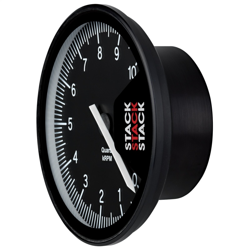 Autometer Stack Professional Action Replay 125mm 0-10K RPM Tachometer - Black thumbnail 4