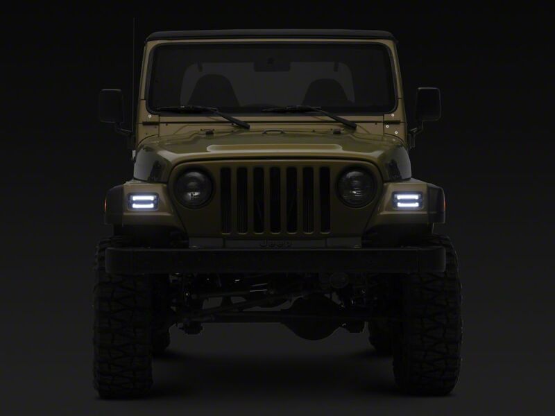 Raxiom 97-06 Jeep Wrangler TJ Axial Series LED Sequential Cornering Lights- Clear thumbnail 7