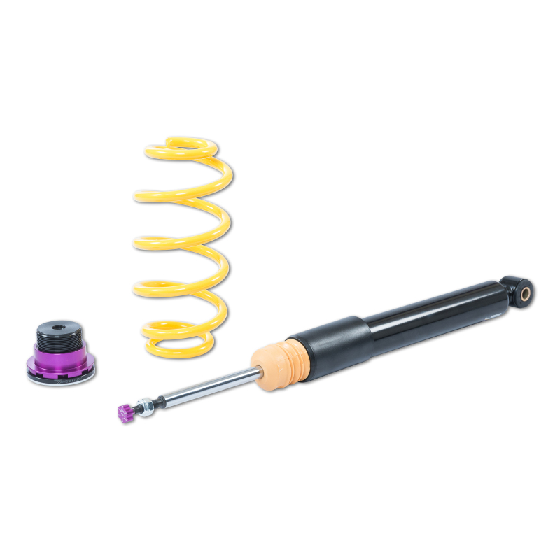 KW Street Comfort Coilover Kits for 2009-2017 Q5, 2014-2017 SQ5 - 18010090 Kits, Comfort, 1.2 2.7 in. Lowered Front, 1.4 3.0 in. Lowered Rear, Natural/Black Shocks, Yellow Spring, Audi, Kit thumbnail 7