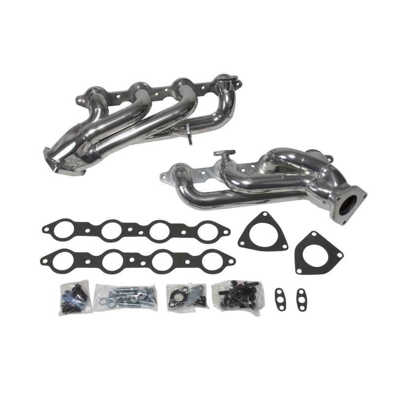 BBK 99-04 GM Truck SUV 4.8 5.3 Shorty Tuned Length Exhaust Headers - 1-3/4 Titanium Ceramic thumbnail 2