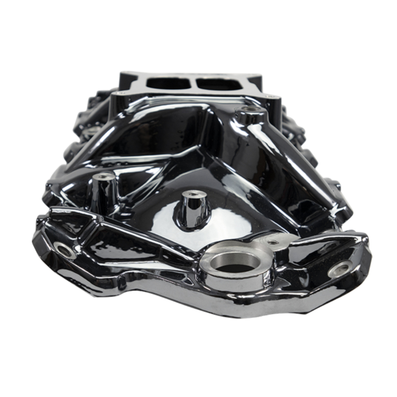 Edelbrock Performer EPS Intake Manifolds 2701-BP Manifold, EPS, Dual Plane, Aluminum, Black Plasma Coated, Square Bore, Chevy, Small Block, Each thumbnail 9