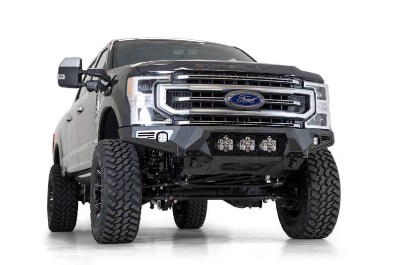 Addictive Desert Designs 17-20 Ford Super Duty Bomber Front Bumper w/ Mounts For 3 Baja Designs LP6s thumbnail 6