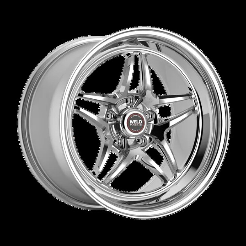 Weld S81 17x5 / 5x4.5 BP / 2.2in. BS (-21mm Offset) Polished Wheel 3.18 ID (High Pad) - Non-Beadlock