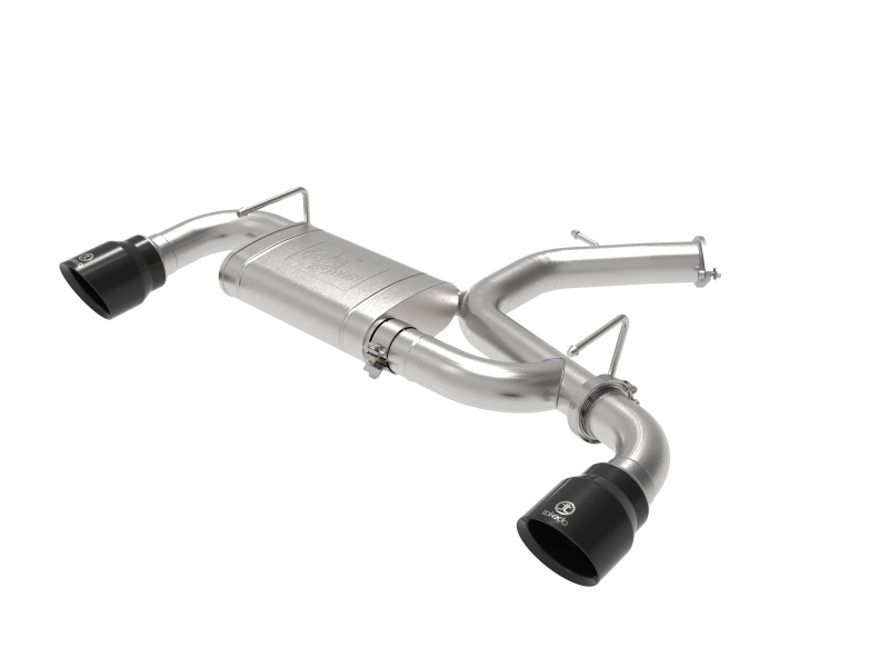 aFe Takeda Exhaust Axle-Back 19-20 Hyundai Veloster N 304SS Black Dual Tips Exhaust thumbnail 2