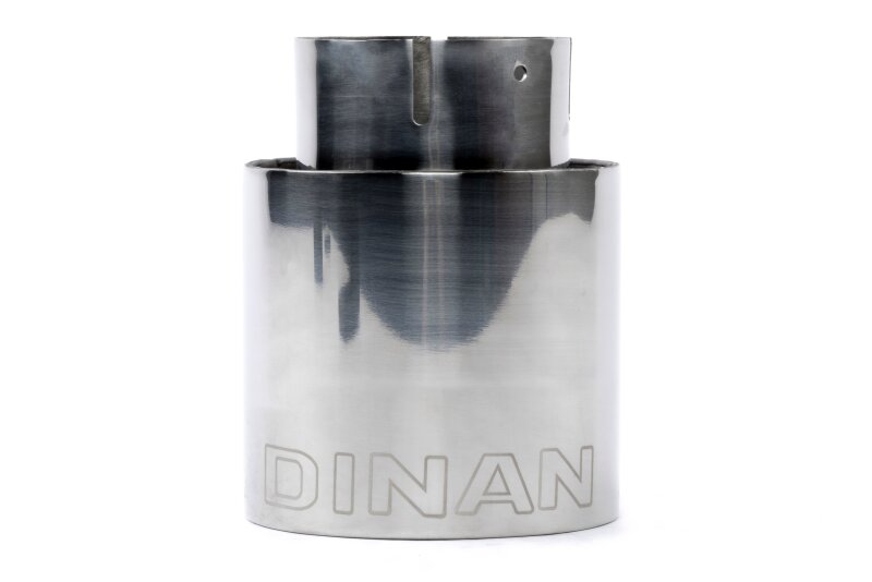Dinan Double-Walled 4in Clamp-On Exhaust Tip - Polished - 4in Outlet / 3in Inlet thumbnail 3