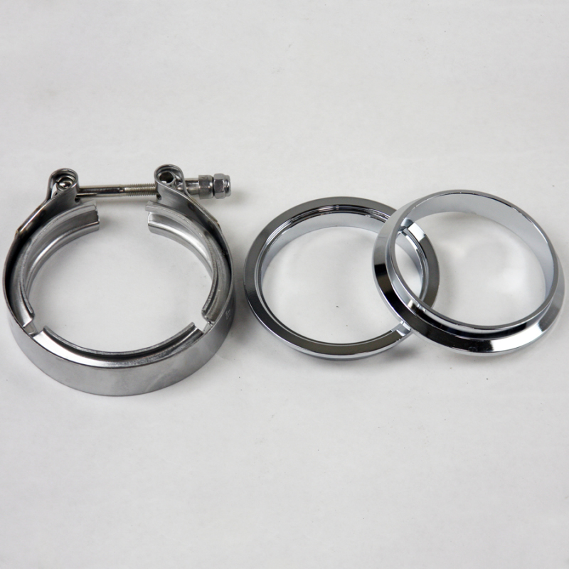 Granatelli 3.0in Mating Male to Female Flanges w/V-Band Clamp thumbnail 2