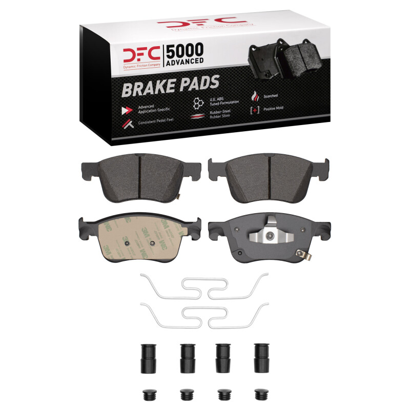 DFC 18-25 Honda Accord Front & Rear Rotors with 5000 Advanced Brake Pads w/Hardware (Bundled Kit) thumbnail 2