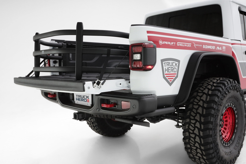 AMP Research 20-22 Jeep Gladiator (Does Not Work w/Tonneau Cvrs) BedXtender HD Sport - Black thumbnail 7