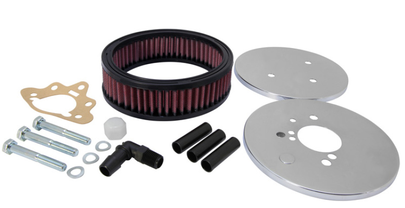 K&N Custom Round Racing Assembly Red 5.875in OD x 2.406in ID x 1.75in Height thumbnail 2