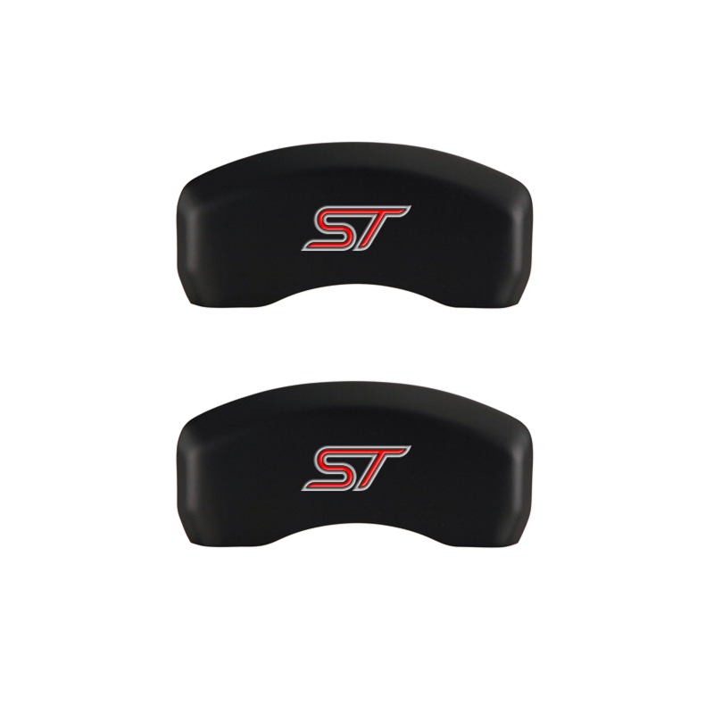 MGP 4 Caliper Covers Engraved Front & Rear No bolts/ST Red finish silver ch thumbnail 9