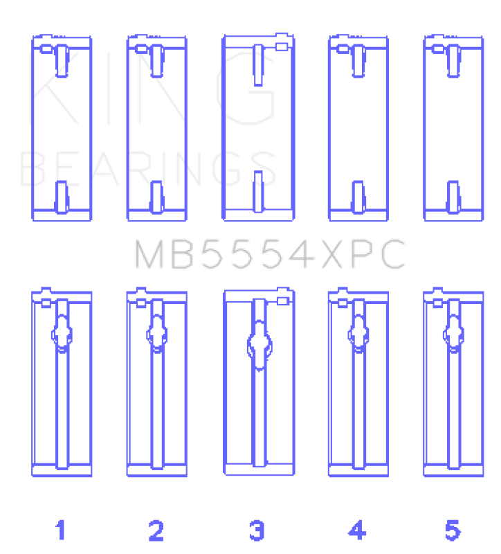 KING Performance Main Bearings