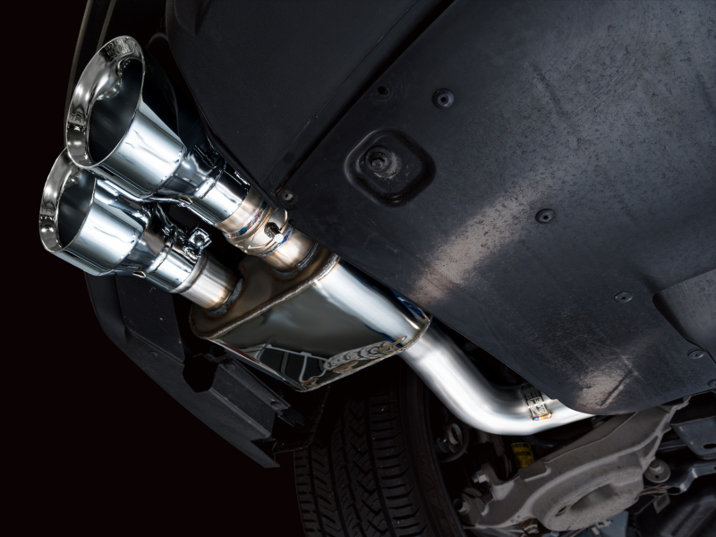 AWE Tuning 21-23 Ford Mustang Mach 1 SwitchPath Cat-Back Exhaust w/ Quad Chrome Silver Tips thumbnail 5