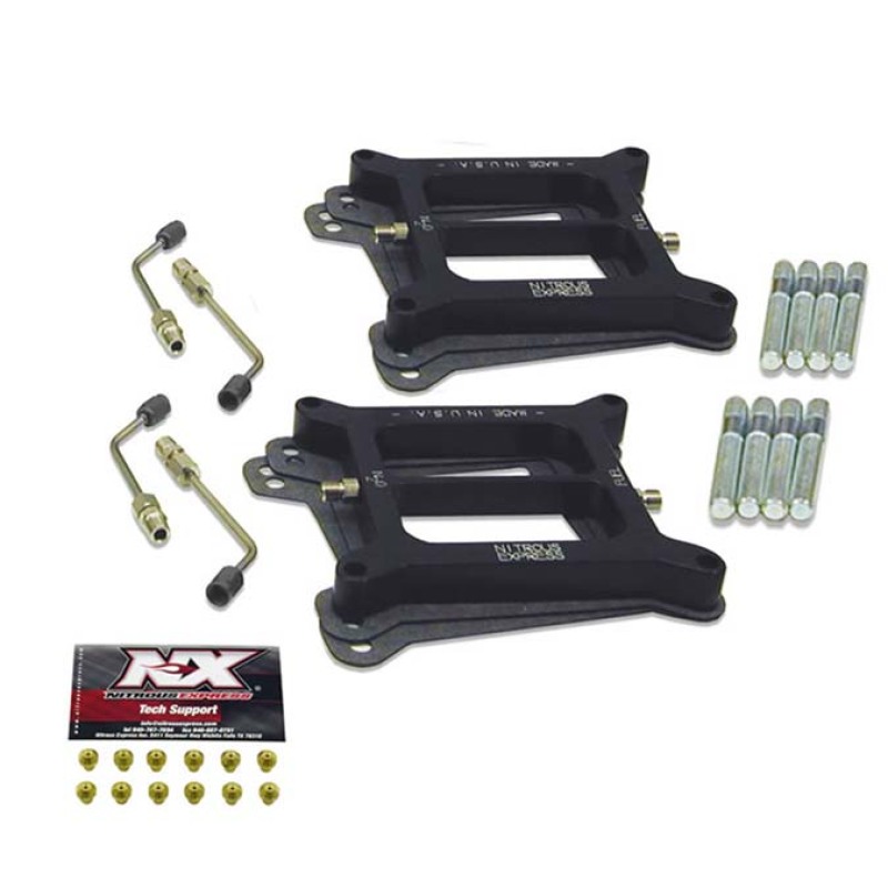 Nitrous Express Dual 4150 Stage Six Nitrous Plate Conversion thumbnail 3