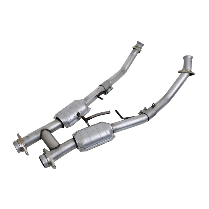BBK 94-95 Mustang 5.0 High Flow H Pipe With Catalytic Converters - 2-1/2 thumbnail 2