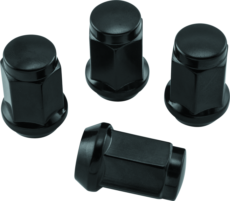 Quadboss Lug Nuts 608931 Nuts, 12mm x 1.25 RH, Steel, Black, Set of 4 thumbnail 3