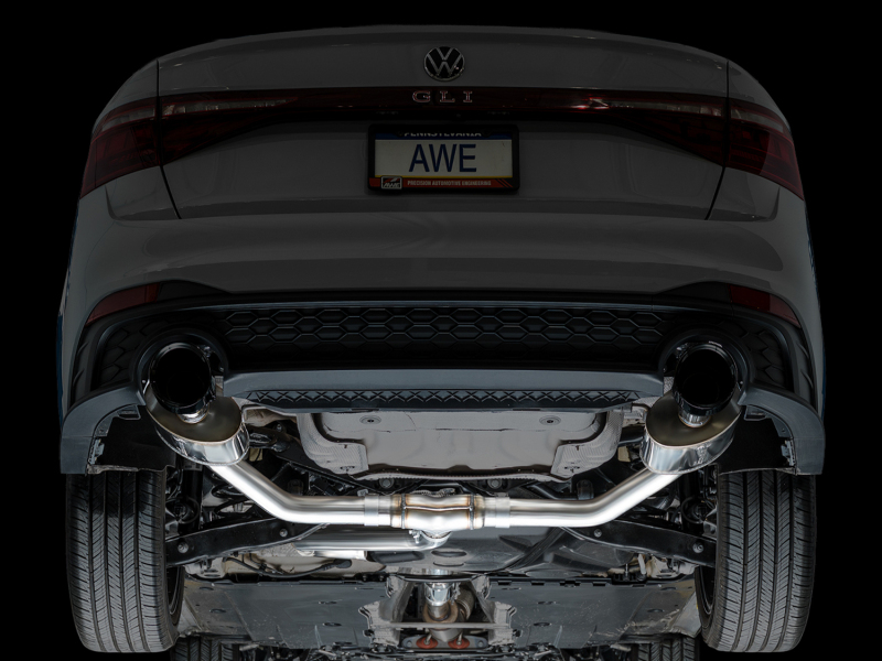 AWE Tuning 22-25 Volkswagen Jetta GLI Touring Edition Exhaust - Diamond Black Tips thumbnail 8