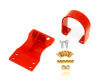 BMR 10-15 5th Gen Camaro V8 Auto Front Driveshaft Safety Loop - Red thumbnail 3