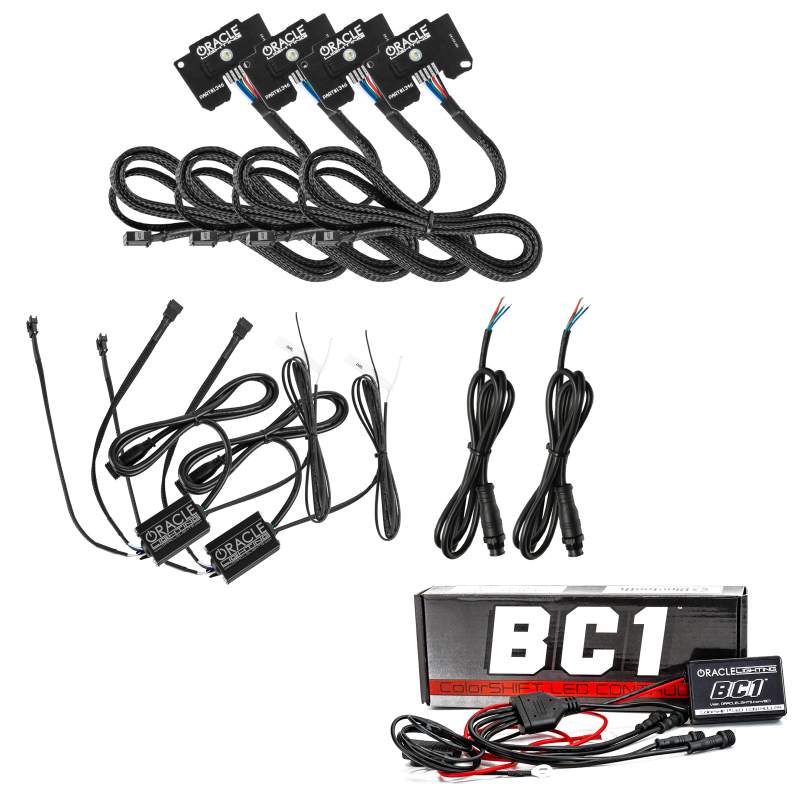 Oracle Jeep Wrangler JL/Gladiator JT RGB+W Headlight DRL Kit - w/ BC1 Controller thumbnail 2