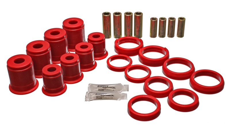Energy Suspension 84-01 Jeep Cherokee/Wagoneer/Comanche 4WD Red Front Control Arm Bushings thumbnail 3
