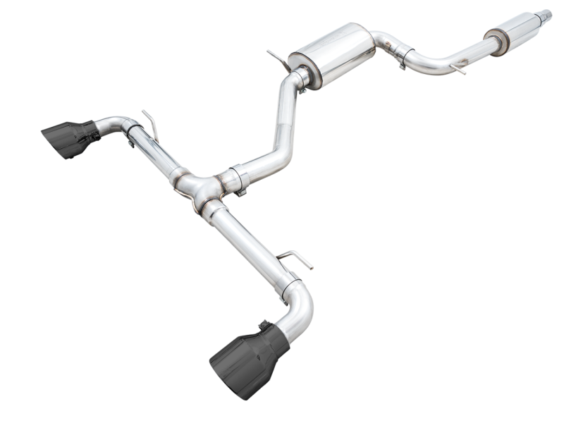 AWE Tuning 2022 VW GTI MK8 Touring Edition Exhaust - Diamond Black Tips thumbnail 3