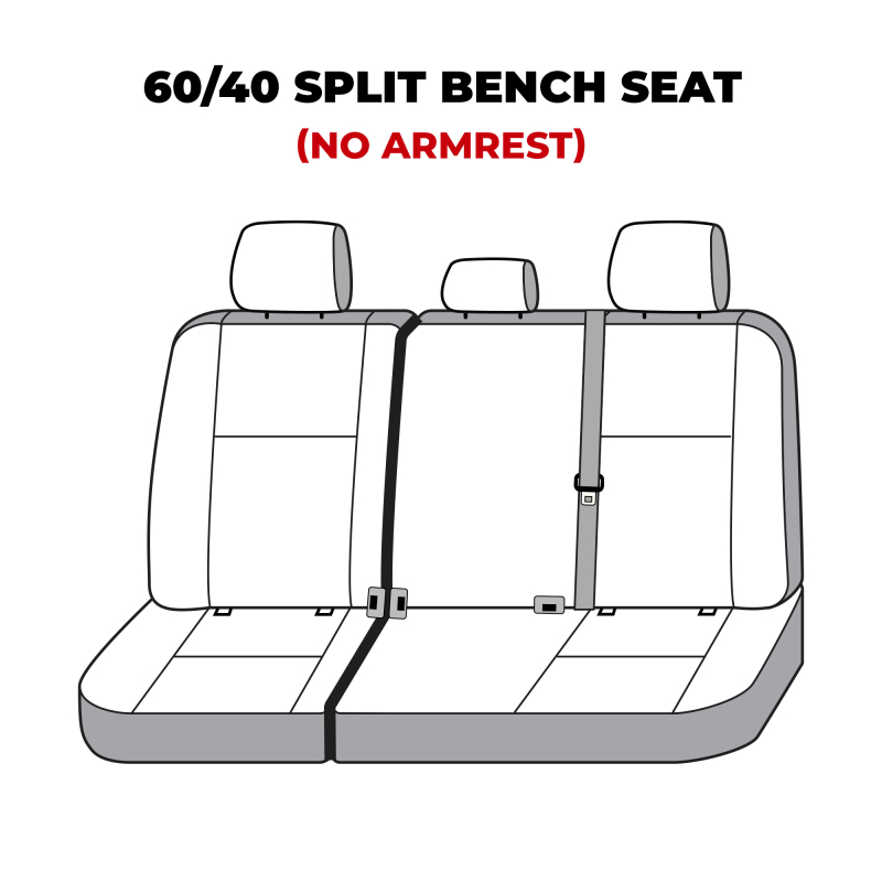 Covercraft 22-23 Toyota Tundra Polycotton SeatSaver Custom Second Row Seat Covers - Grey