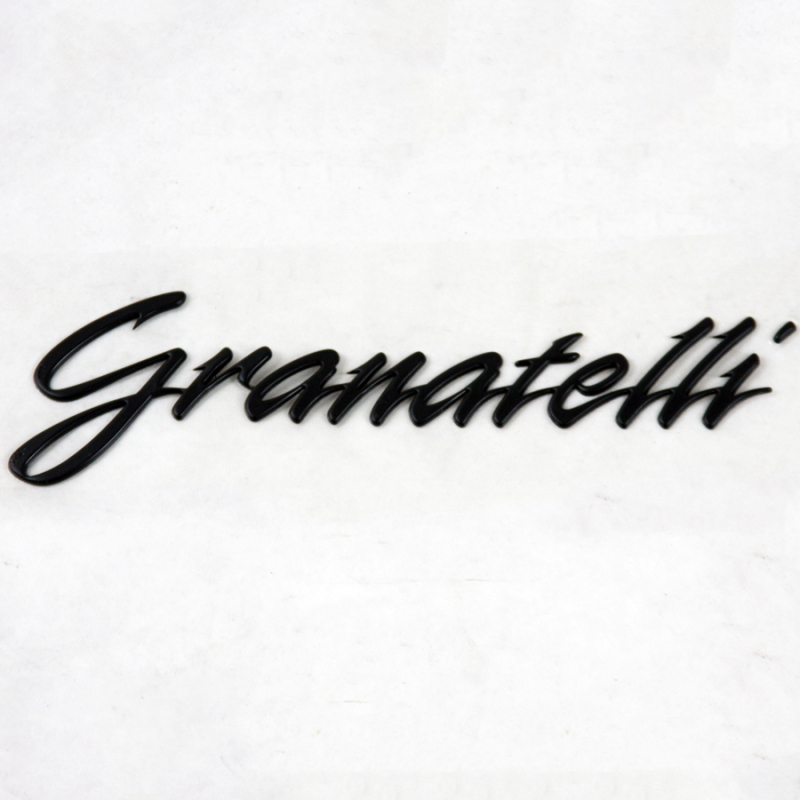 Granatelli Logo Domed Decal - Black