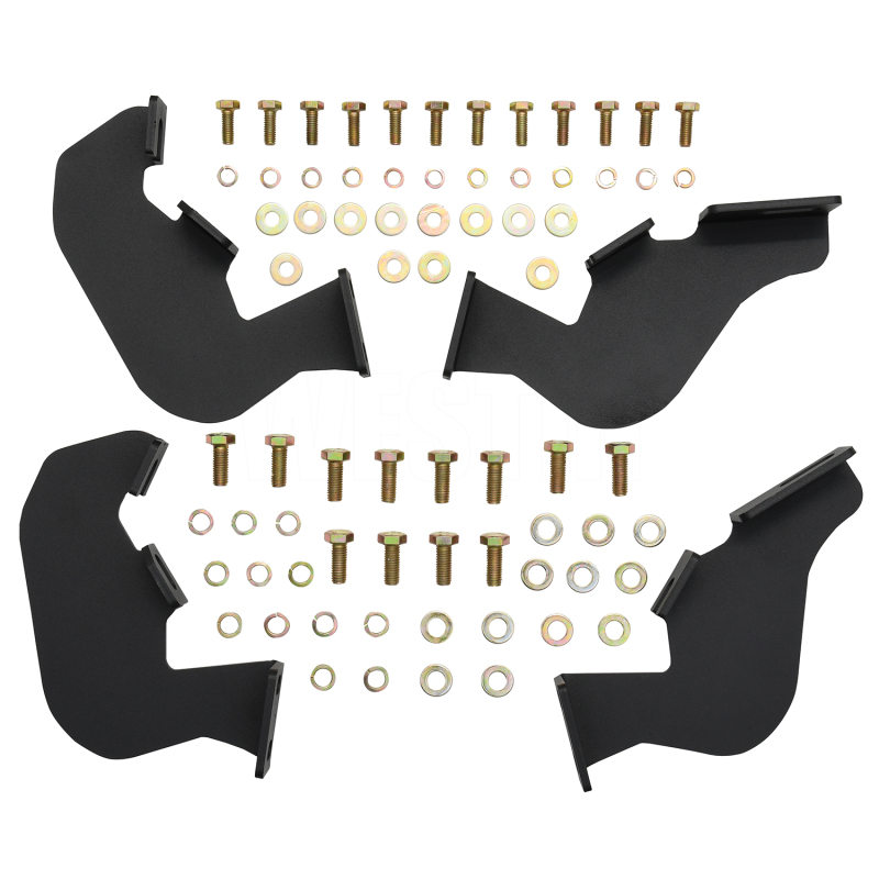Westin/HDX 2021+ Ford Bronco (2-Door) Drop Nerf Step Bars - Textured Black thumbnail 6