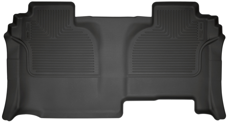 Husky Liners 20-24 Chevrolet Silverado 2500/3500HD DC WeatherBeater 2nd Seat Black Floor Liners thumbnail 3