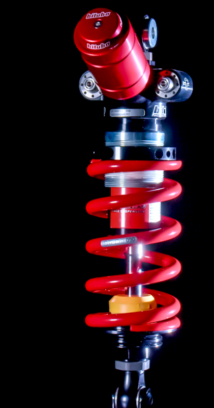 Bitubo XXT Monoshocks Adjustable: Preload, Rebound, Compression, Length 283 mm -2 +6 Red Spring